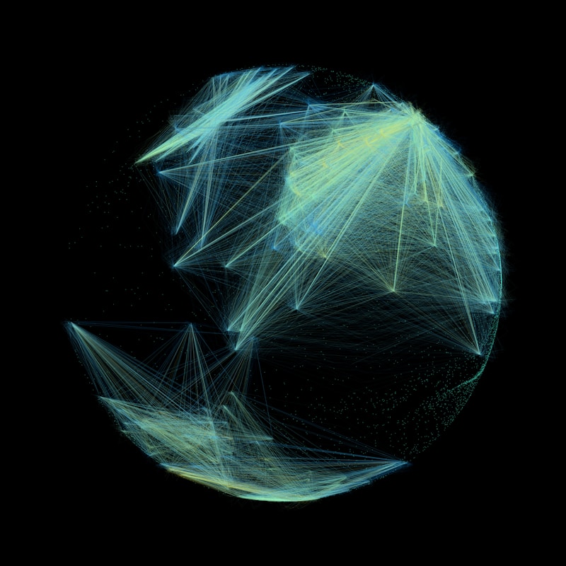 Global network visualization